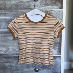 Arizona Striped Cropped Top